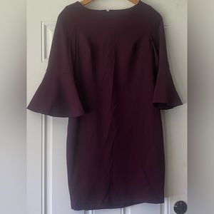 Maroon Calvin Klein dress